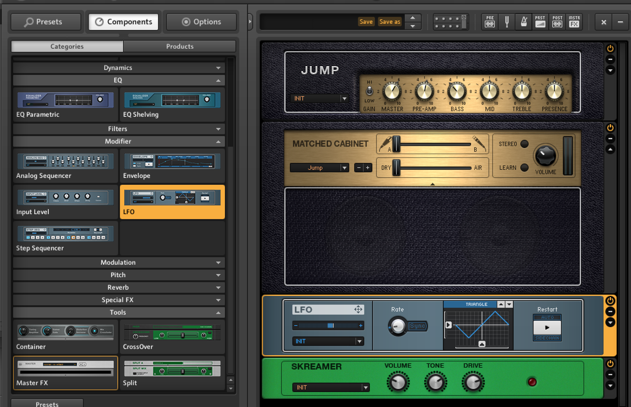 how to tag user presets in guitar rig 5 vst